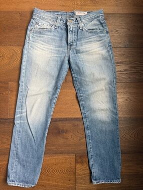 Ag Adriano Goldschmied Light Blue Boyfriend Jeans